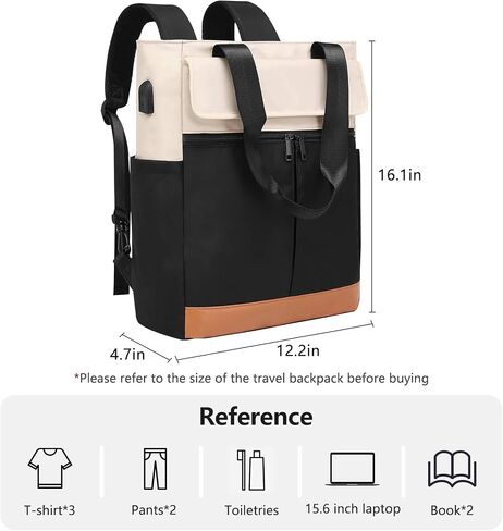 Travel Laptop Backpack 15.6 Inch Work Business Backpacks Purse with USB Port,Carry On Backpack for Men and Women,Water Resistant College Backpacks Airline Approved Business Personal Item Travel Bag in Saudi Arabia