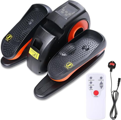 Panana Under Desk Elliptical Machine Pedal Exerciser Elliptical Trainer, LCD Monitor Elliptical Stepper with Remote Control Elliptical Fitness in Kuwait