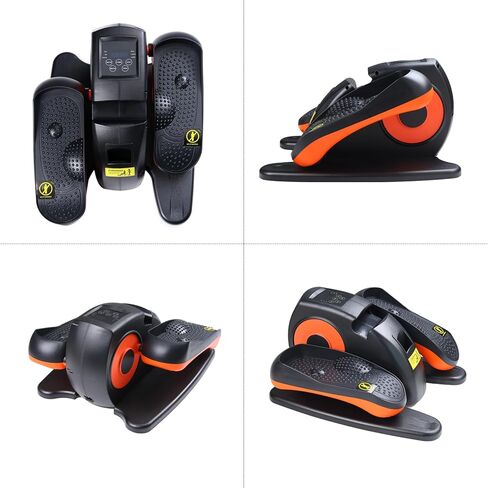 Panana Under Desk Elliptical Machine Pedal Exerciser Elliptical Trainer, LCD Monitor Elliptical Stepper with Remote Control Elliptical Fitness in Kuwait