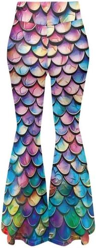 Bulopur Women High Waisted Yoga Flare Pants Bootcut Leggings Pants Workout Trousers Wide Leg Sweatpants in Saudi Arabia