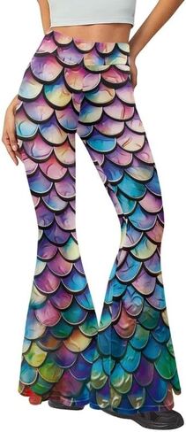 Bulopur Women High Waisted Yoga Flare Pants Bootcut Leggings Pants Workout Trousers Wide Leg Sweatpants in Saudi Arabia