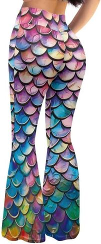 Bulopur Women High Waisted Yoga Flare Pants Bootcut Leggings Pants Workout Trousers Wide Leg Sweatpants in Saudi Arabia