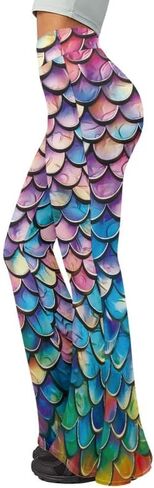 Bulopur Women High Waisted Yoga Flare Pants Bootcut Leggings Pants Workout Trousers Wide Leg Sweatpants in Saudi Arabia