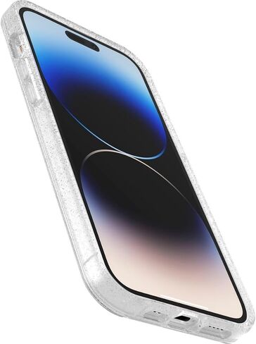 OtterBox iPhone 14 Pro Max (Only) Symmetry Clear Series+ Case - Stardust (Clear/Glitter) - Ultra-Sleek - Snaps to MagSafe - Raised Edges Protect Camera & Screen - Non-Retail Packaging in Kuwait