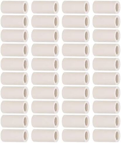 Keenso Billiard Stick Ferrules, 40pcs Pool Cue Ferrule Snooker Pool Repair Parts Billiard Cue Stick Ferrules Billiard Accessories for Billard Replacement Parts in Saudi Arabia