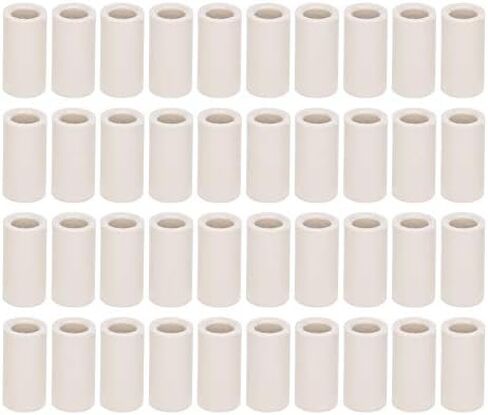 Keenso Billiard Stick Ferrules, 40pcs Pool Cue Ferrule Snooker Pool Repair Parts Billiard Cue Stick Ferrules Billiard Accessories for Billard Replacement Parts in Saudi Arabia