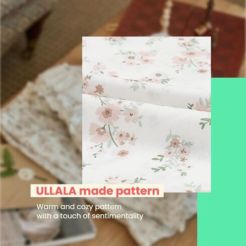 ULLALA Pajamas for Women Vintage Short sleeved 40'S Cotton Lili Two-Piece Cream Soft Sleepwear 2Piece one Size in Kuwait