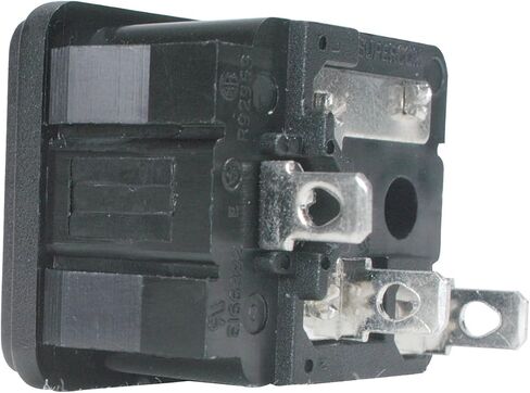 حامل هيكل مقبس الطاقة AC من Parts Express IEC مع حامل فيوز 10 أمبير in Saudi Arabia