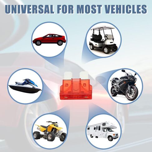 X AUTOHAUX 32 فولت محول فيوز صغير طقم فيوز الحنفية مع 2 قطعة 25A شفرة نمط فيوز للسيارات والقوارب in Kuwait