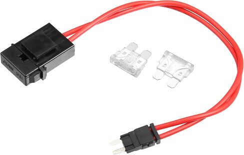 X AUTOHAUX 32 فولت محول فيوز صغير طقم فيوز الحنفية مع 2 قطعة 25A شفرة نمط فيوز للسيارات والقوارب in Kuwait