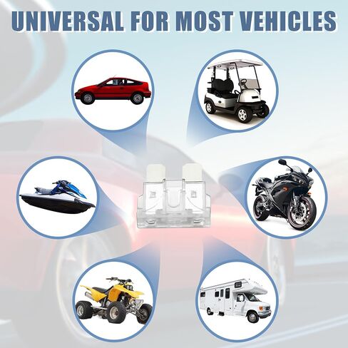 X AUTOHAUX 32 فولت محول فيوز صغير طقم فيوز الحنفية مع 2 قطعة 25A شفرة نمط فيوز للسيارات والقوارب in Kuwait