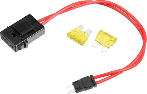 X AUTOHAUX 32 فولت محول فيوز صغير طقم فيوز الحنفية مع 2 قطعة 25A شفرة نمط فيوز للسيارات والقوارب in Kuwait