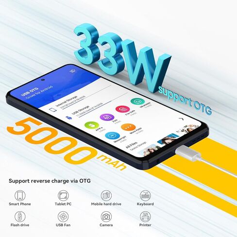 هواتف Blackview Shark 8 غير مقفلة بنظام Android، هواتف 16 جيجابايت + 128 جيجابايت / SD 2 تيرابايت غير مقفلة، Helio G99، هواتف ذكية تعمل بنظام Android 13، 120 هرتز 6.78 بوصة FHD +، شحن سريع 5000 مللي أمبير + 33 وات، كاميرا 64 ميجابكسل، NFC، هواتف محمولة 4G in Kuwait