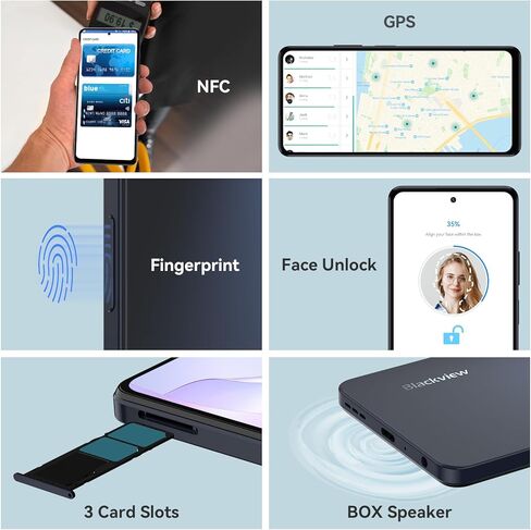 هواتف Blackview Shark 8 غير مقفلة بنظام Android، هواتف 16 جيجابايت + 128 جيجابايت / SD 2 تيرابايت غير مقفلة، Helio G99، هواتف ذكية تعمل بنظام Android 13، 120 هرتز 6.78 بوصة FHD +، شحن سريع 5000 مللي أمبير + 33 وات، كاميرا 64 ميجابكسل، NFC، هواتف محمولة 4G in Kuwait
