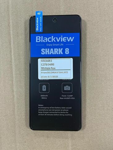 هواتف Blackview Shark 8 غير مقفلة بنظام Android، هواتف 16 جيجابايت + 128 جيجابايت / SD 2 تيرابايت غير مقفلة، Helio G99، هواتف ذكية تعمل بنظام Android 13، 120 هرتز 6.78 بوصة FHD +، شحن سريع 5000 مللي أمبير + 33 وات، كاميرا 64 ميجابكسل، NFC، هواتف محمولة 4G in Kuwait