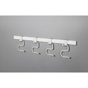 Stor-All Rack Wall Mount with Hooks, Made of Steel, Folding, Hang Rope, Garden Shovels, Electrical Cords.… (Bike & J-Hook Kit)