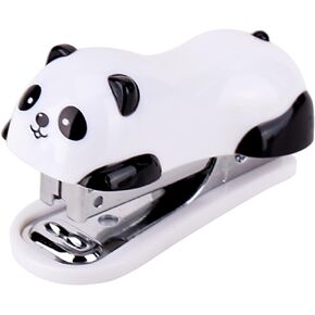 Mini Cartoon Panda Stapler Set For Student Use Office Desktop Stationery