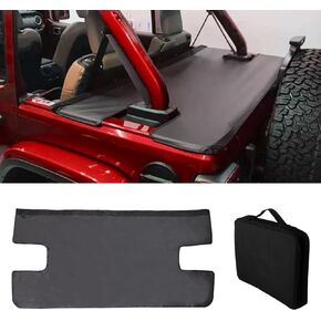 Tonneau Cover Trunk Rear Cargo Vinyl Cover Tailgate Ton Cover for Jeep Wrangler JL JLU Unlimited 2018-2024 4 Door