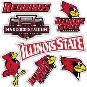 Desert Cactus Illinois State University Redbirds ISU Stickers Vinyl Decals Laptop Water Bottle Car Scrapbook T2 (Type 2)