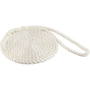 SeaSense Dockline (Nylon White, 0.375- Inch X 15- Feet )