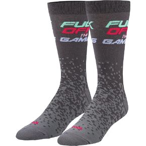 Cool Socks, Fuck Off Socks for Men, Gift for Dad, Funny Curse Word Theme