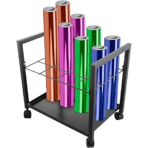 Blueprint Holder - Blueprint Storage Metal Blue Print Storage Organizer with Wheels, 12 Slots Construction Plan Holder to Storage Poster Architectural Rolled Maps for Home Office School in Kuwait