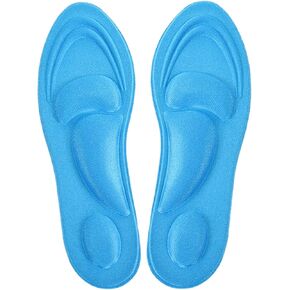 نعال داخلي للرجال، (زوجان)، حشوات أحذية إسفنجية مسامية خماسية الأبعاد، نعال داعمة للقوس، نعال التهاب اللفافة الأخمصية للقدم المسطحة، التهاب اللفافة الأخمصية، آلام القوس وتخفيف آلام القدم (مقاس الرجال 7-12) in Kuwait