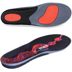 220+lbs Plantar Fasciitis Insoles Arch Support Inserts for Men Women Soft Silicone Shock Absorption Shoes Inserts for Foot Pain Relief - Work Boot Shoe Insole - Standing All Day Heavy Duty Support