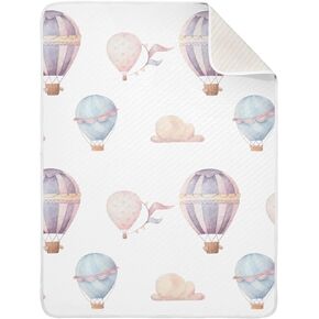 Baby Blanket for Boys Girls - Watercolor Hot Air Balloon Kids Blankets, Unisex Soft and Comfor Children Blanket for Children Sound Sleep Boys and Girls Gifts 30 x 40 Inch