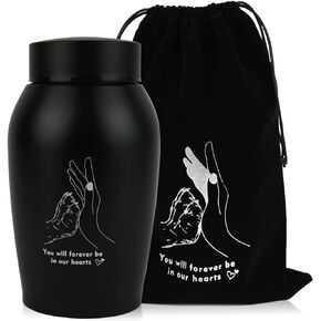 Hualing Large Size Funeral Cremation Urns for Dogs Cats Pet Urns for Dogs Ashes,Pet Urns for Cats,Custom Engraved Dog Urn-You Will Forever Be in Our Hearts,Cremation Urns for Dog(for About 55LBS Pet)