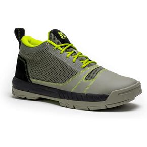 Yard Shoe | Water Resistant and Slip Resistant | Breathable Outdoor Shoe – Grey/Green (Mens 8, Womens 9.5)