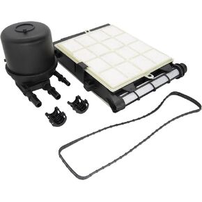 6.7 عنصر فلتر وقود الديزل Powerstroke استبدال # FD-4624 FD-4625 FD-4625AA HC3Z-9N184-B HC3Z-9N184-C متوافق مع Ford 2017-2020 F-250، F-350، F-450، F-550 Super Duty V8 in Kuwait