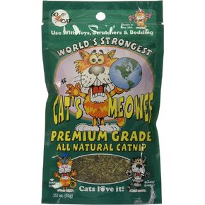 .352 Ounce The Cat's Meowee All Natural Premium Grade Cat Nip (Pack of 2)