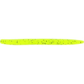 Gary Yamamoto 5" SENKO CHARTREUSE W/ LARGE BLACK FLAKE (10 PACK)