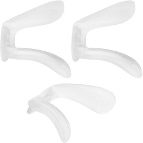 Healvian 3pcs Comfortable Nose Pad Silicone Nose Pads Nose Bridge Pads Silicone Eyeglass Nose Pads Nonslip Nose Pad Eyeglass Nose Pad Bridge Saddle Bridge Child Glasses Silica Gel Protector