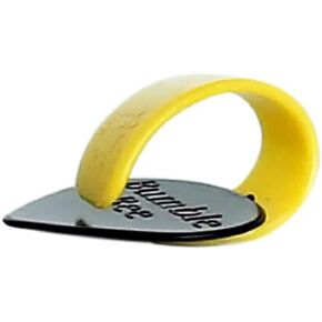 D5TB-XH-3 Delrin Bumblebee Teardrop Large Extra Heavy Guitar Pick,black/yellow