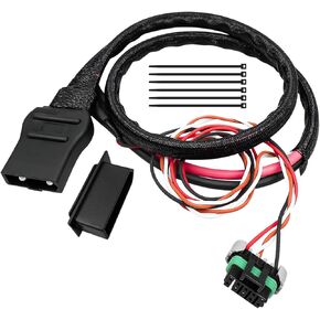 Truck Side Battery Cable Wiring Harness Fit for Western SnowEx Fisher Blizzard Snow Plow, 4 Pin Truck Side Power Cable Replace 42014