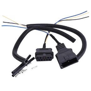 3 Pin Truck and Plow Side Repair Harness Kit fit for Western Fisher Snow Plow 27063 26359 27063W Connector Waterproof 3 Plug Repair End Set