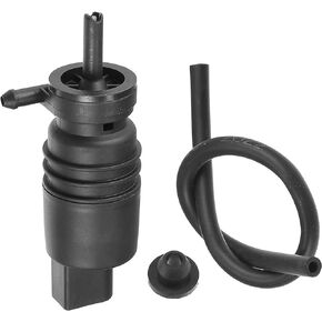 ACROPIX Windshield Washer Motor Pump Fit for Mitsubishi Lancer - Pack of 3 Black
