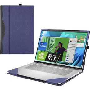 Case Cover for Dell Inspiron 16 Plus 7640 7630 7620 7610 Pro 5620 5630 5625 Case for Vostro 5630 5620 7620 Detachable 2 in 1 Notebook Sleeve (Black)