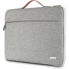 Laptop Sleeve 13-13.3 inch for Macbook air/pro, Gray carrying Laptop case handbags for DELL/HP/Microsoft surface/chromebook/iPad, waterproof shockproof Protective laptop cover with handle