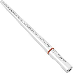 Splenor Tools 13" Solid Stainless Steel Un-grooved Ring Mandrel - for Measuring & Forming Rings - Jewelry Making Tool - Ring Sizer - Size (US 1-16)