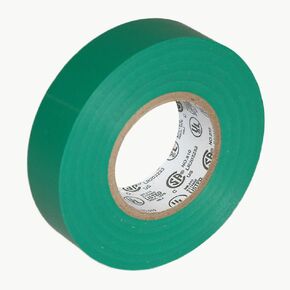 JVCC Colored Electrical Tape [7 mils Thick] (E-Tape): 3/4 in. x 66 ft. (Green)