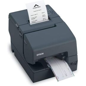 Epson C31CB25A7881 TM-H6000IV Multifunction Printer, 9 Pin, MICR and Drop in Validation, Ethernet/USB Interfaces, Dark Gray (Renewed)