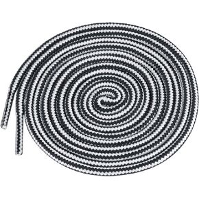1 Pair Round Dual Colored Striped Shoelace Durable Outdoor Boots Shoelaces Hiking Shoe Laces Shoestrings