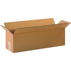PARTNERS BRAND 20x6x6 Long Corrugated Boxes, Long, 20L x 6W x 6H, Pack of 25 | Shipping, Packaging, Moving, Storage Box for Home or Business, Strong Wholesale Bulk Boxes