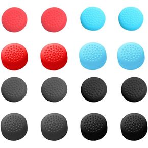 16 Pcs Silicone PlayVital Switch Joystick Caps, Joystick Thumb Stick Grip Cover Analog Controller Gamepad Thumb Stick Grips Thumbsticks Joystick Cap Cover for Nintendo Switch & Switch Lite