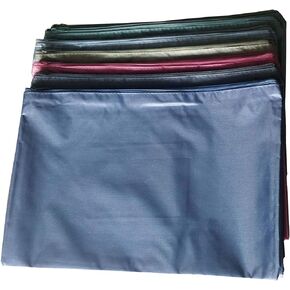 12Pcs Zipper File Bags, Quality Office Filing Documents Storage Bags，A4 Business Zipper File Bags .