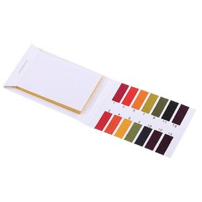 80 Strips Yellow Professional 1-14 Ph Litmus Paper Ph Tester Papers Ph Meters Indicator Paper Water Cosmetics Soil Acidity Test Strips Lab Consumables