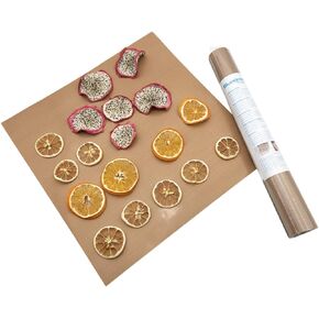 Dehydrator Sheets Jelly Roll Dry Liners PTFE Baking Sheets BBQ Hot Plate Sheets Non Stick Oven Liners Anti Splashing Oven Film Pack of 9